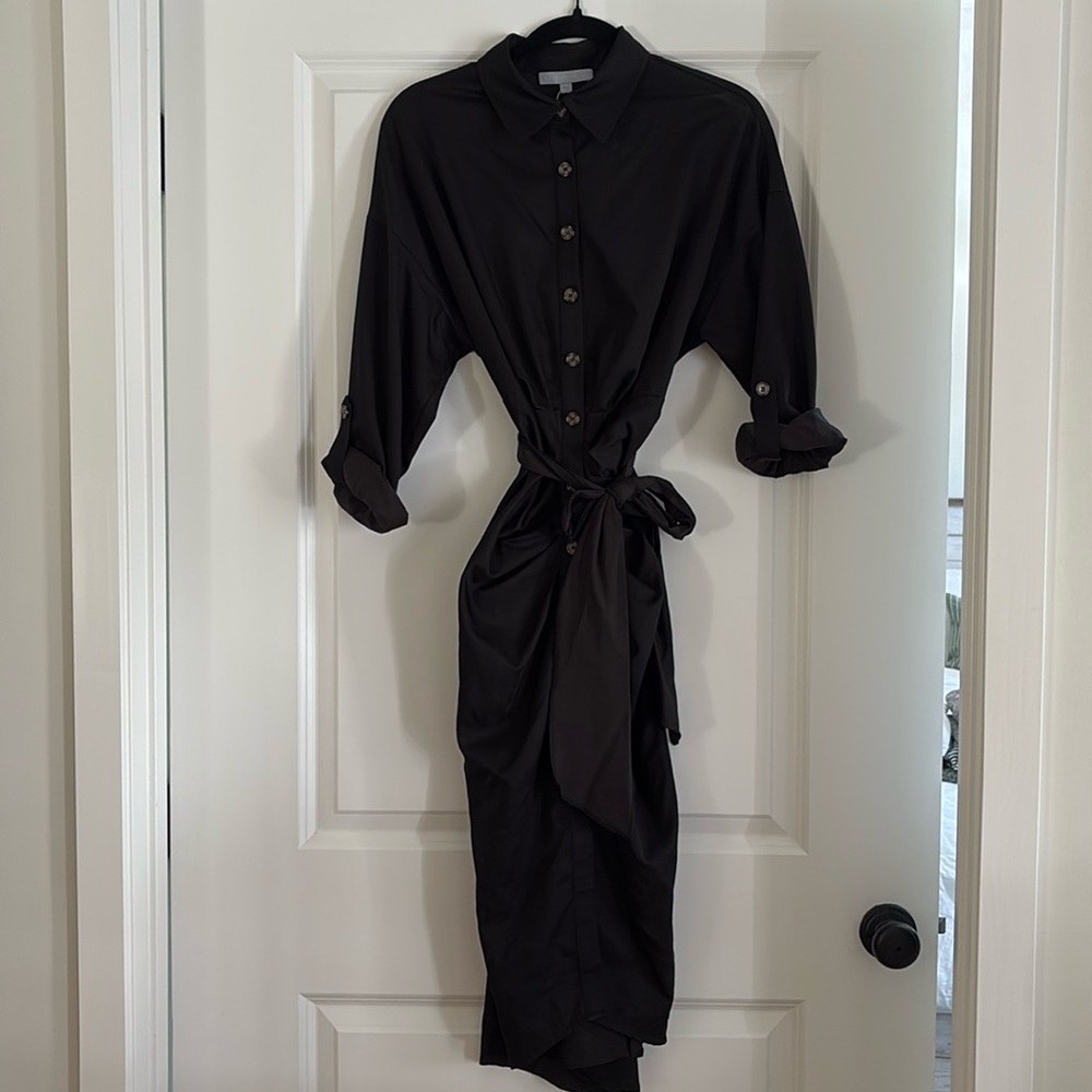 Antonio Melani wrap dress with long sleeves